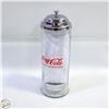 Image 1 : VINTAGE 1992 GLASS COCA COLA STRAW HOLDER