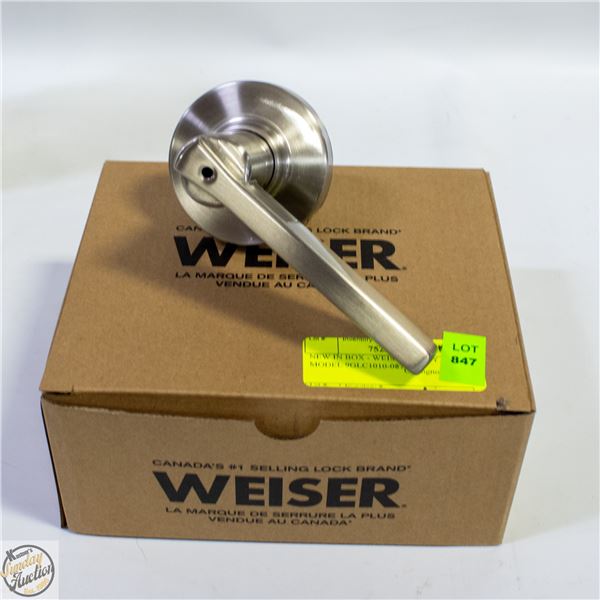 NEW IN BOX - WEISER CASEY MODEL 9GLC1010-087
