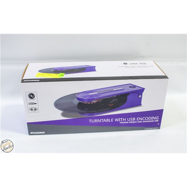 NEW IN BOX VLADIMIR SYLVANIA TURNTABLE