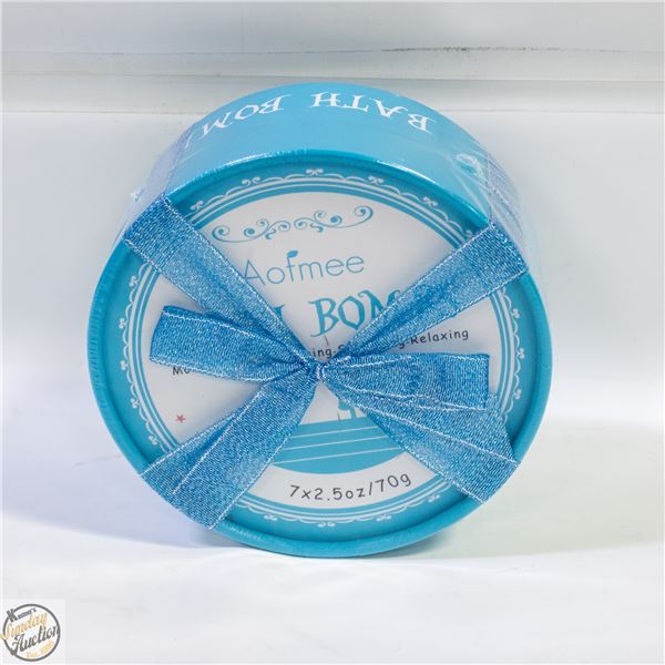NEW 7 FRAGRANCE BATH BOMBS IN GIFT PACKAGE
