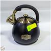 Image 1 : NEW PREMIUM BLACK TEA KETTLE WHISTLING