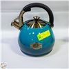 Image 1 : NEW PREMIUM BLUE TEA KETTLE WHISTLING