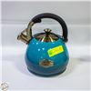 Image 1 : NEW PREMIUM BLUE TEA KETTLE WHISTLING