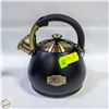Image 1 : NEW PREMIUM BLACK TEA KETTLE WHISTLING