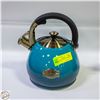 Image 1 : NEW PREMIUM BLUE TEA KETTLE WHISTLING