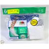Image 1 : ANKLE SOCKS WHITE 6-12 SIZE 6-PACK FRUIT OF