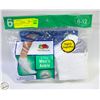 Image 1 : ANKLE SOCKS WHITE 6-12 SIZE 6-PACK FRUIT OF