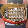 Image 1 : BOX OF APPROX 100 CANDLE HOLDERS