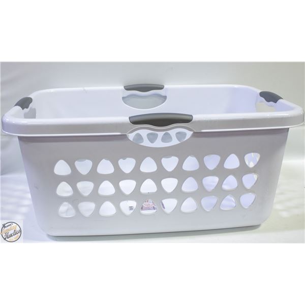NEW STERILITE 71 LITRE ULTRA LAUNDRY BASKET WHITE