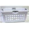 Image 1 : NEW STERILITE 71 LITRE ULTRA LAUNDRY BASKET WHITE