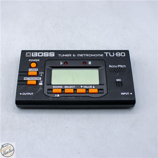 BOSS TUNER & METRONOME TU-80
