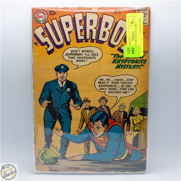 SUPERBOY #58 1950’S CLASSIC COMIC