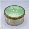 Image 1 : VINTAGE GLASS POWDER JAR