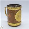 Image 1 : VTG MEXICAN HAMMERED COPPER & BRASS MUG IN