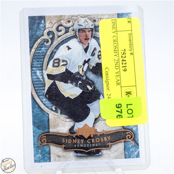 SIDNEY CROSBY 2ND YEAR