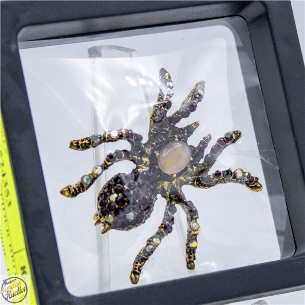 NEW TARANTULA SPIDER BROOCH WITH