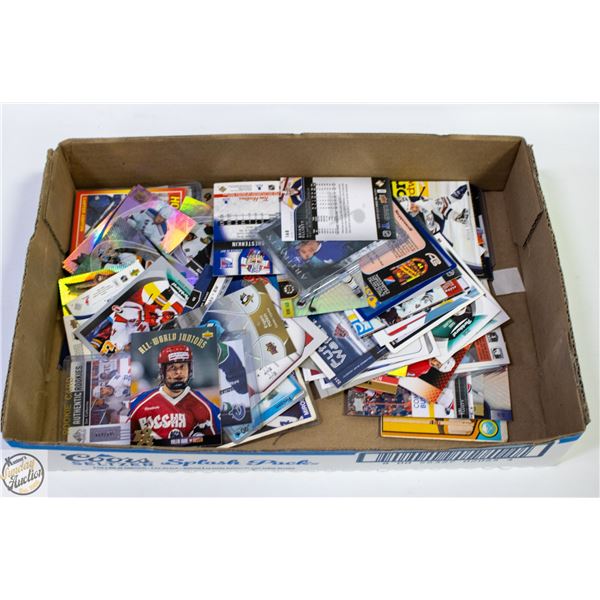 FLAT OF ROOKIES & JERSEY CARDS ETC