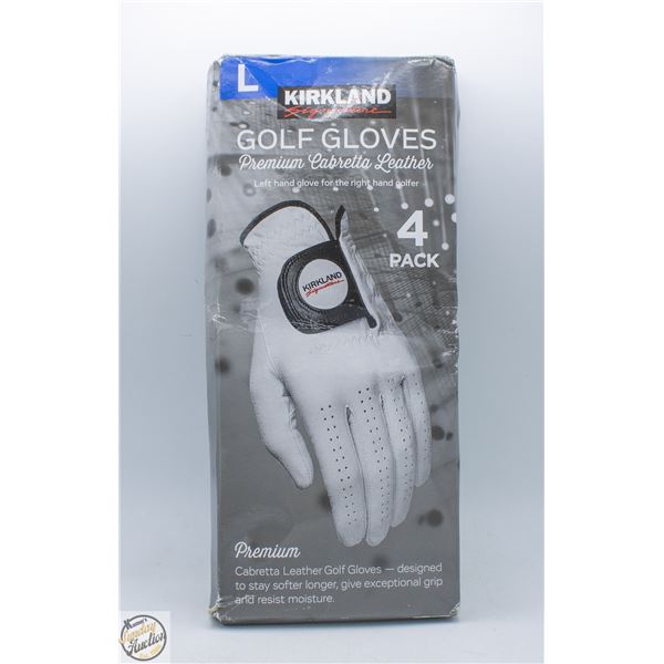 NEW KIRKLAND PREMIUM CABRETTA LEATHER GOLF, L