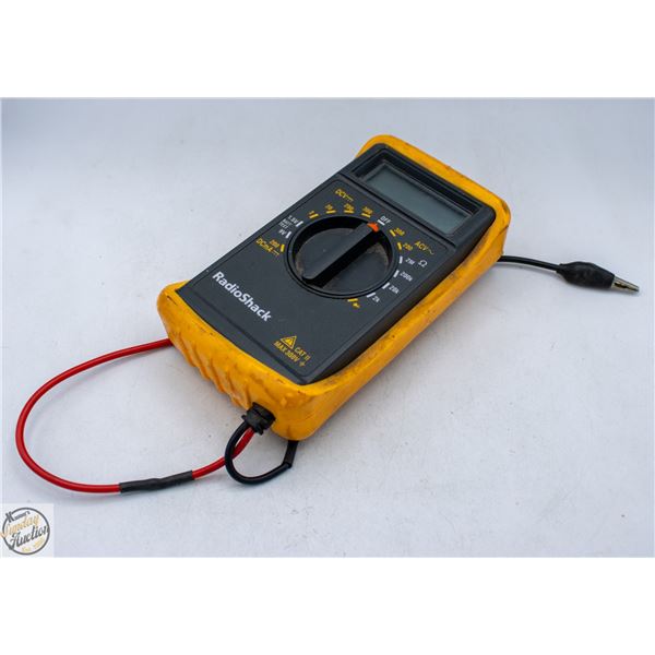 RADIOSHACK DIGITAL MULTIMETER, TESTED