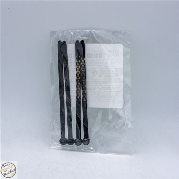 #4249- 4 OF UPGRADED SOFT RING SIZE MEASURING TOOL