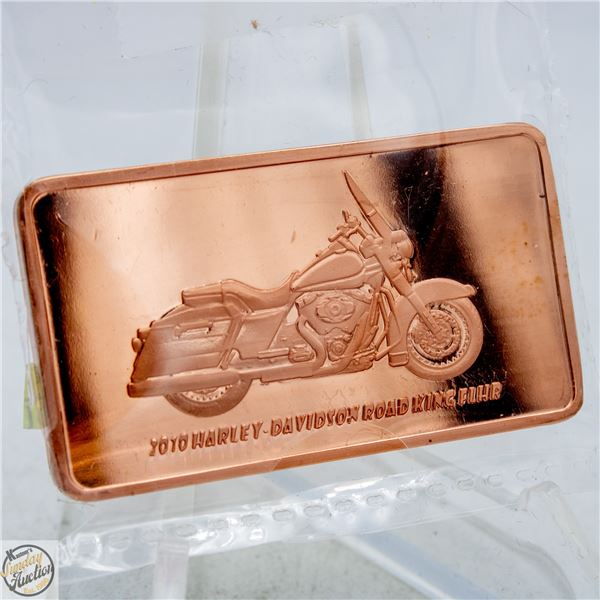 #4160-FINE .999 ONE TROY OUNCE COPPER WITH