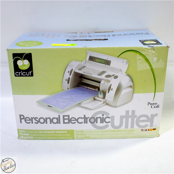 PERSONAL ELECTRONIC CRICUT (POWER CABLE MISSING)