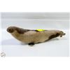 Image 1 : VINTAGE SEAL SKIN TURNED INTO A MANTEL PIECE