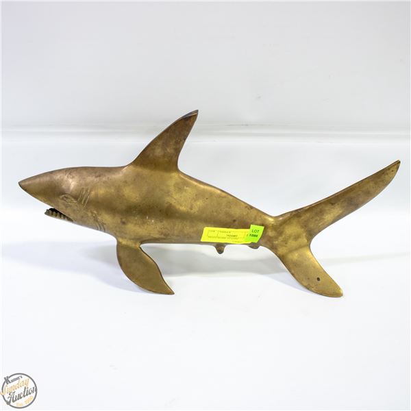 BRASS SHARK 19" LONG