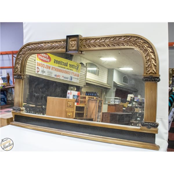 LION HEAD ACCENT WALL MIRROR 28" X 48"