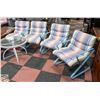 Image 1 : SET OF 4 MALLIN PATIO CHAIRS