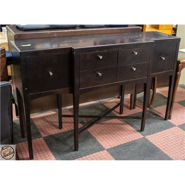 SIDEBOARD BUFFET TABLE 2 CABINET 4 DRAWER