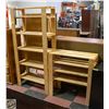 Image 1 : 2 WOODEN SHELVES 64HX31WX12D+32HX32WX13D