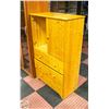 Image 1 : WOOD CABINET 2 DRAWERS MISSING DOOR