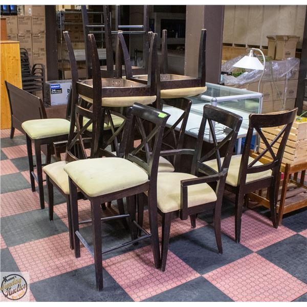 10 DINING ROOM CHAIRS