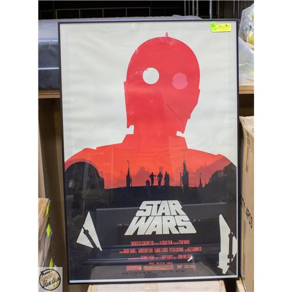 OLLY MOSS - C3PO LIMITED EDITION POSTER - ORIGINAL