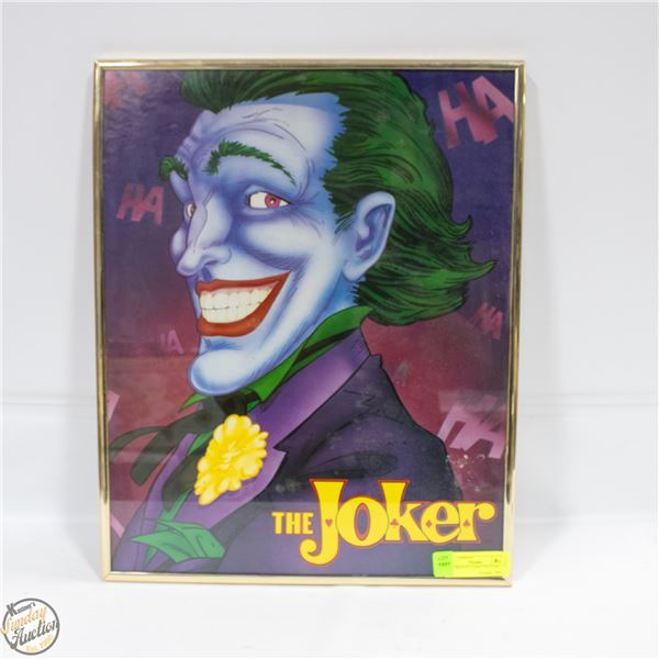 THE JOKER DC COMICS PICTURE 16.25" X 20.25"
