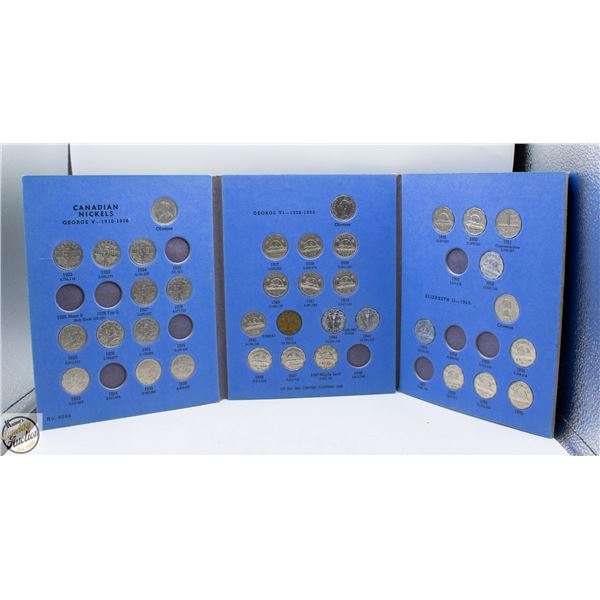 CANADA PARTIAL 5 CENT COLLECTION