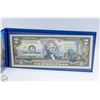 Image 1 : 2001 COLORIZED TRADE CENTRE $2 BILL