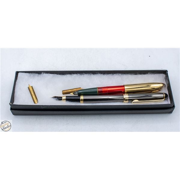 ONE EVEREADY AND ONE SIGMA FOUNTAIN PENS