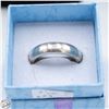 Image 1 : 92.5% STERLING RING SIZE 7 - 6.5 GRAMS BAND IS CUT