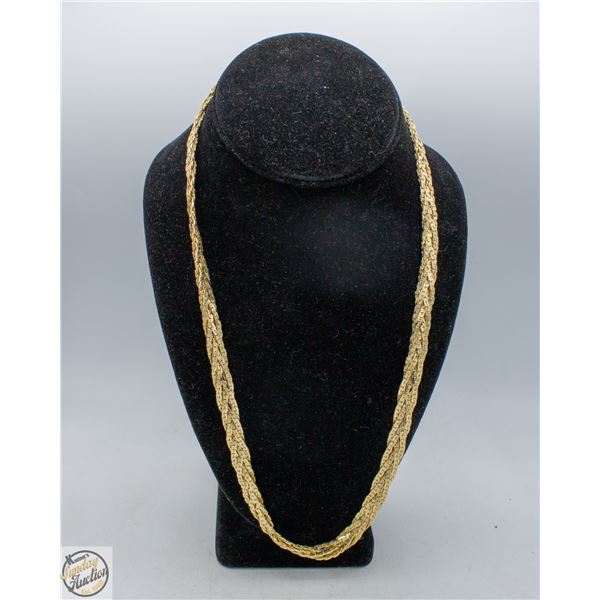HEAVY GOLD PLATED CHAIN MADE IN KOREA
