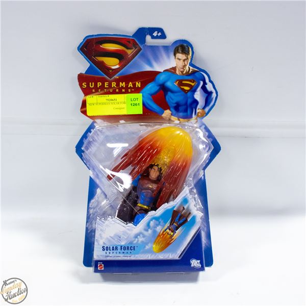 NEW SUPERMAN SOLAR FORCE 2006 MATTEL
