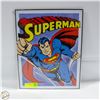 Image 1 : 12" X 16" SUPERMAN METAL PANEL