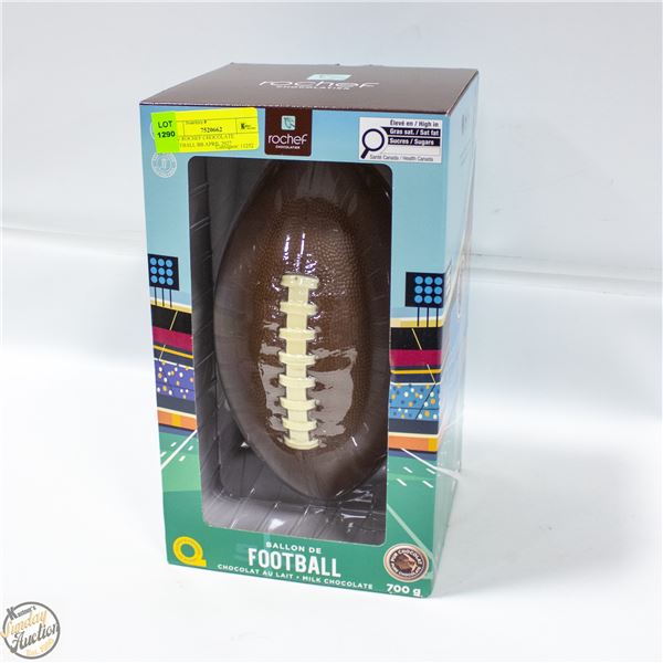 NEW ROCHEF CHOCOLATE FOOTBALL BB APRIL 2027