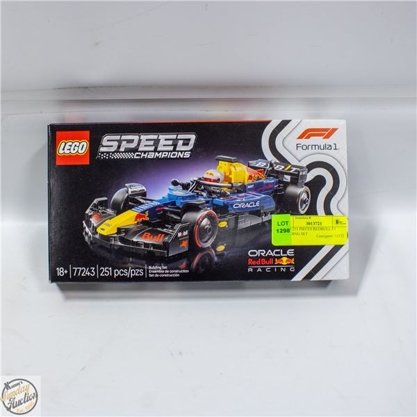 LEGO 251 PIECES REDBULL F1 BUILDING SET