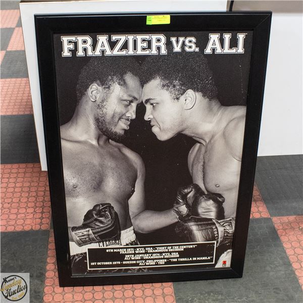 28" X 40" FRAMED A4/FRAZIER PRINT