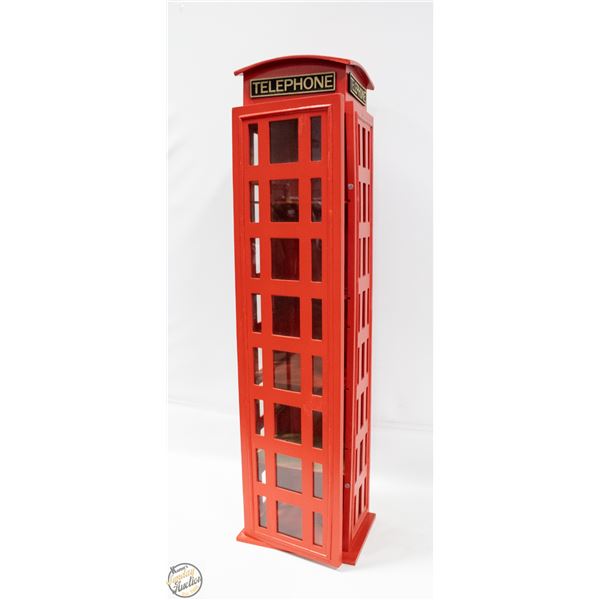 LONDON TELEPHONE BOOTH CD OR DVD HOLDER H-34"