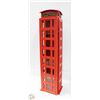 Image 1 : LONDON TELEPHONE BOOTH CD OR DVD HOLDER H-34"
