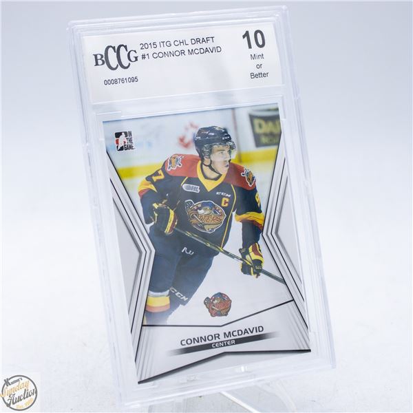 CONNOR MCDAVID GRADED PRE ROOKIE