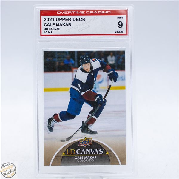 CALE MAKAR 1ST YEAR GRADED CARD